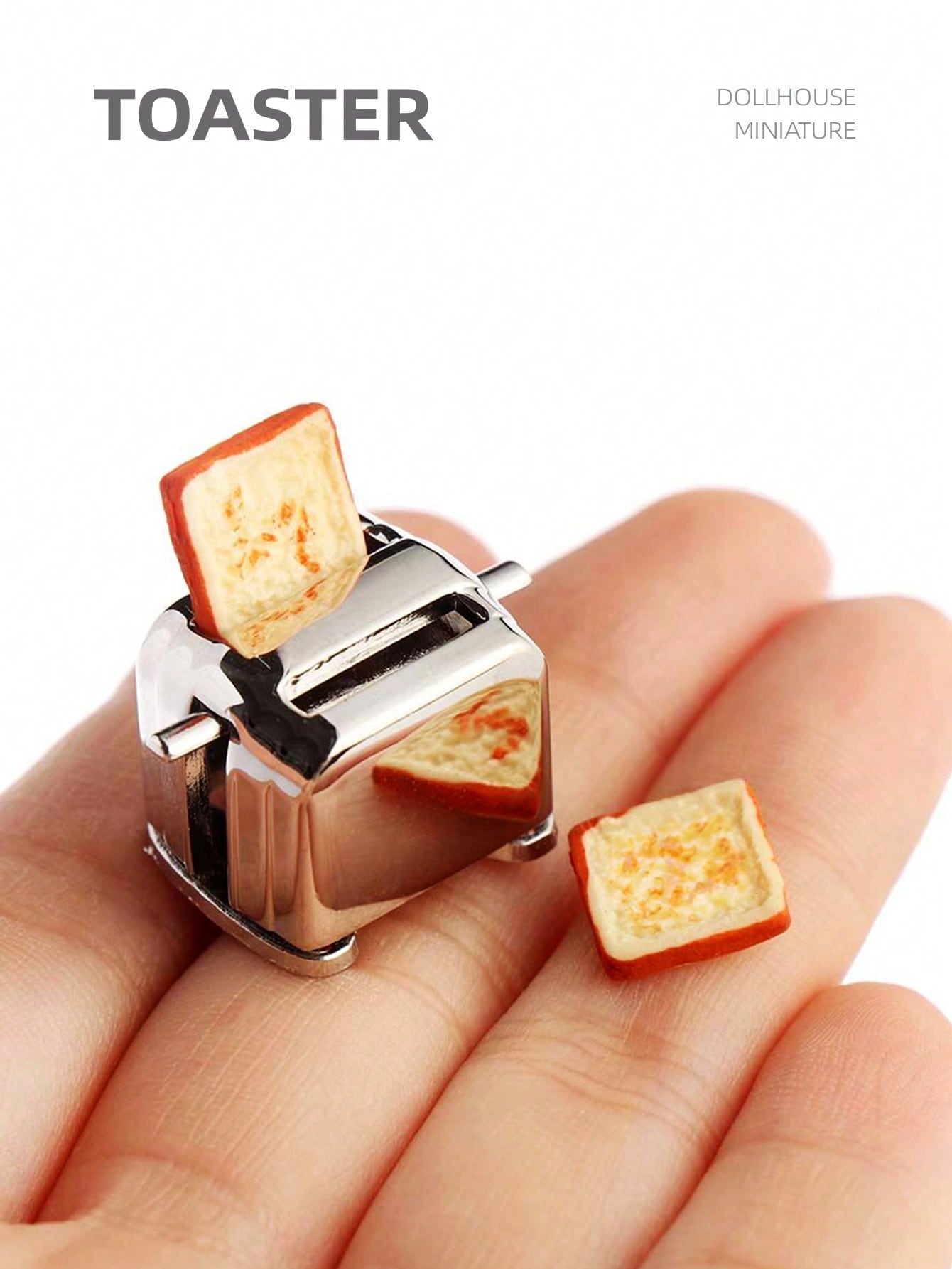 Bread Maker Machine - 1:12 인형의 집 미니어처 토스터, 집
