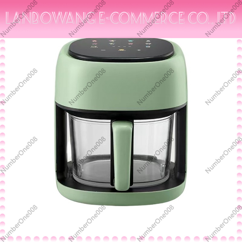 Air Fryer 5L Digital - 대용량 유리 투명 에어프라이어 5L 1500W