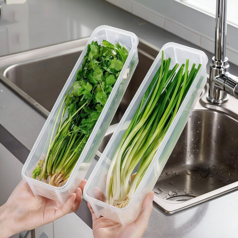Kitchen Appliances Organizer - 1/2/4개입 생양파 신선보관함 플라스틱 냉장고 보관함