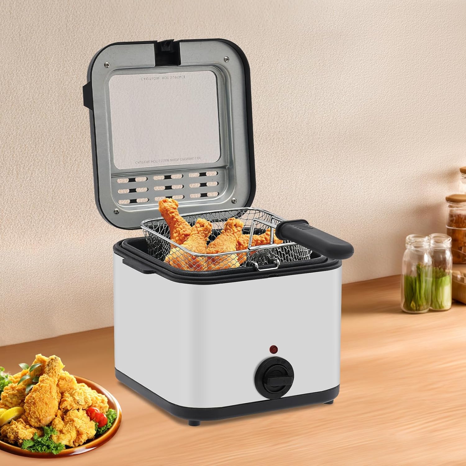 Kitchen Appliances Electric - 조리대용 전기 딥 프라이어, 2.64qt 1000W