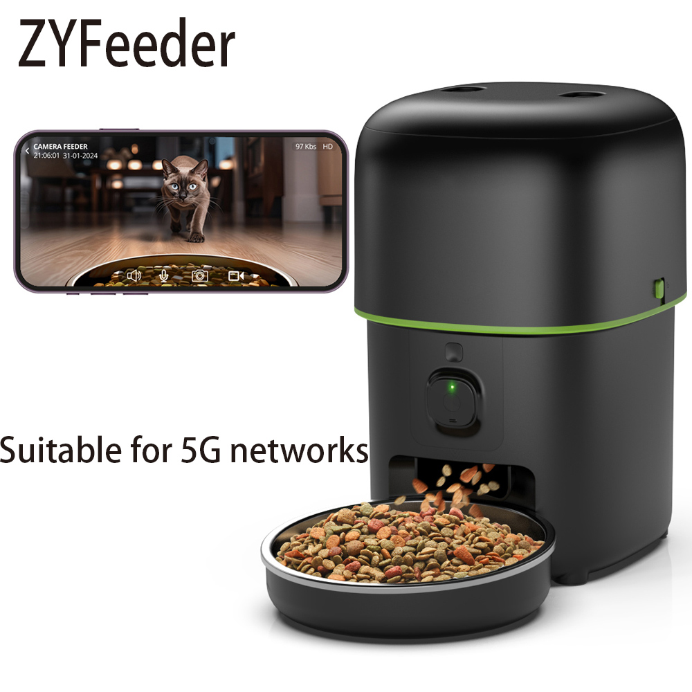 Kitchen Appliances Video - 2L 5G 카메라 애완동물 급식기 자동