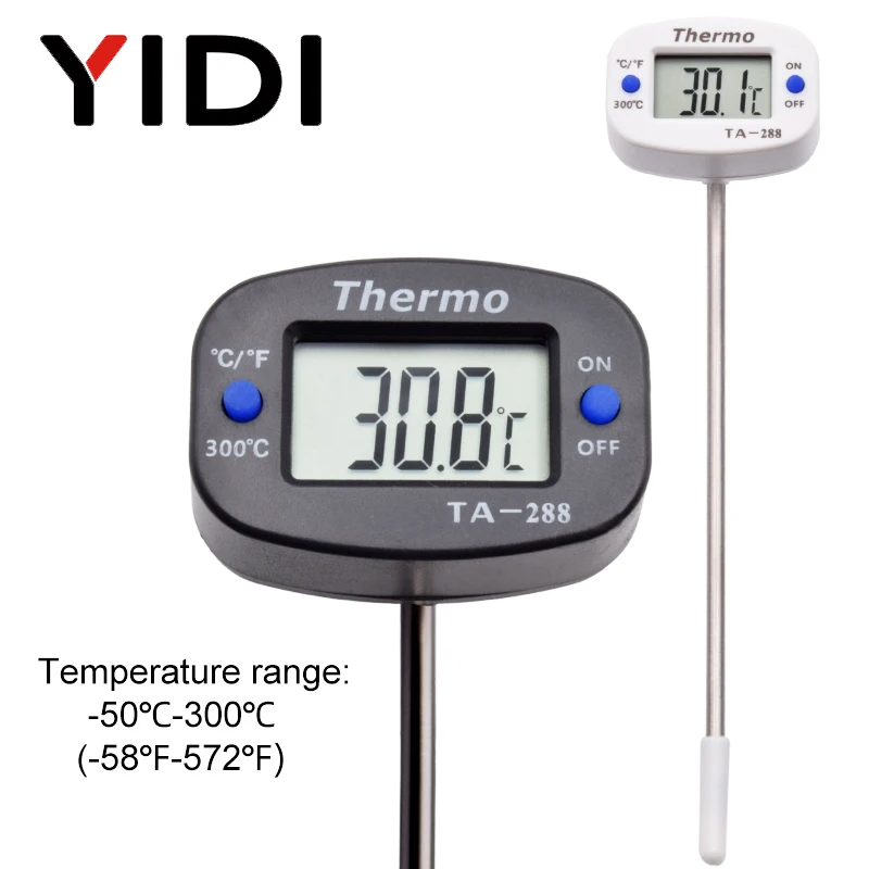 Kitchen Appliances Video - TA288 LCD 디지털 식품 온도계 바베큐