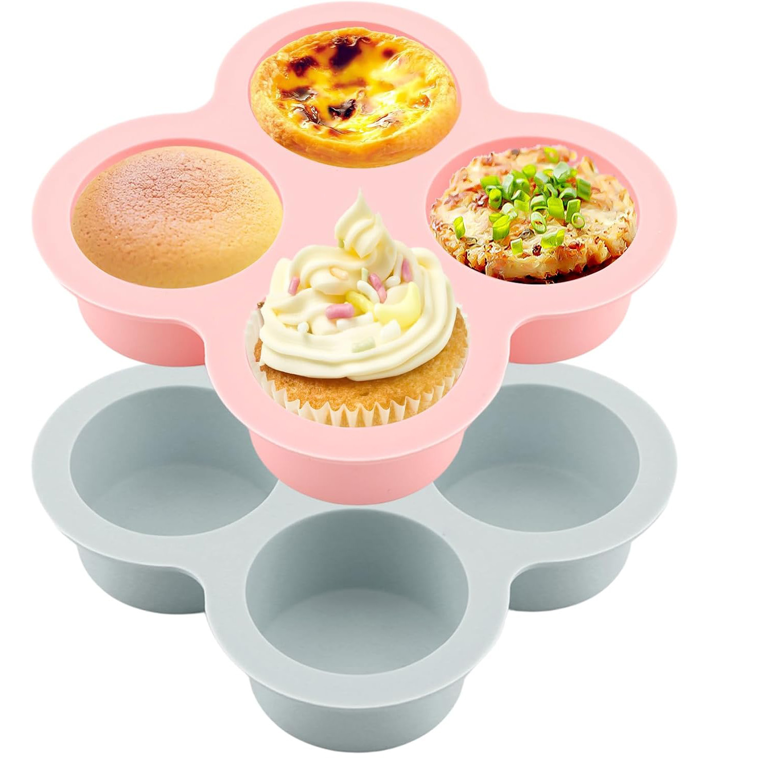 1PC 재사용 가능한 실리콘 에어프라이어 계란 몰드,  - Bread Maker Machine 리뷰 및 가격