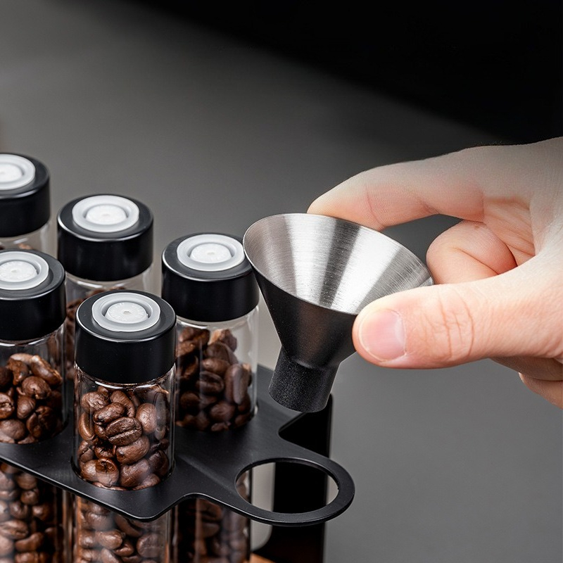 저스틴라우 유리 커피 원두 보관 용기, 밀폐형 1방향  - Kitchen Appliances Organizer 리뷰 및 가격
