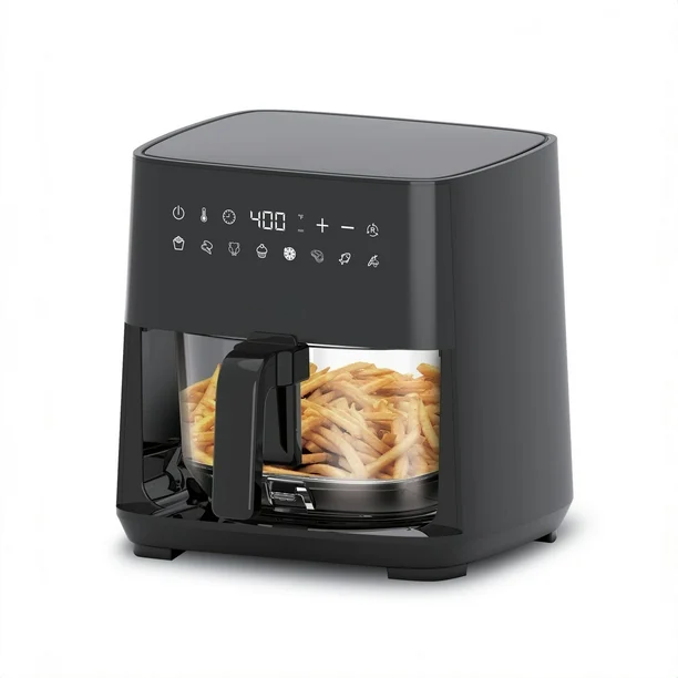 다기능 5L 디지털 에어프라이어, 유리 용기, 시각적  - Air Fryer 5L Digital 리뷰 및 가격