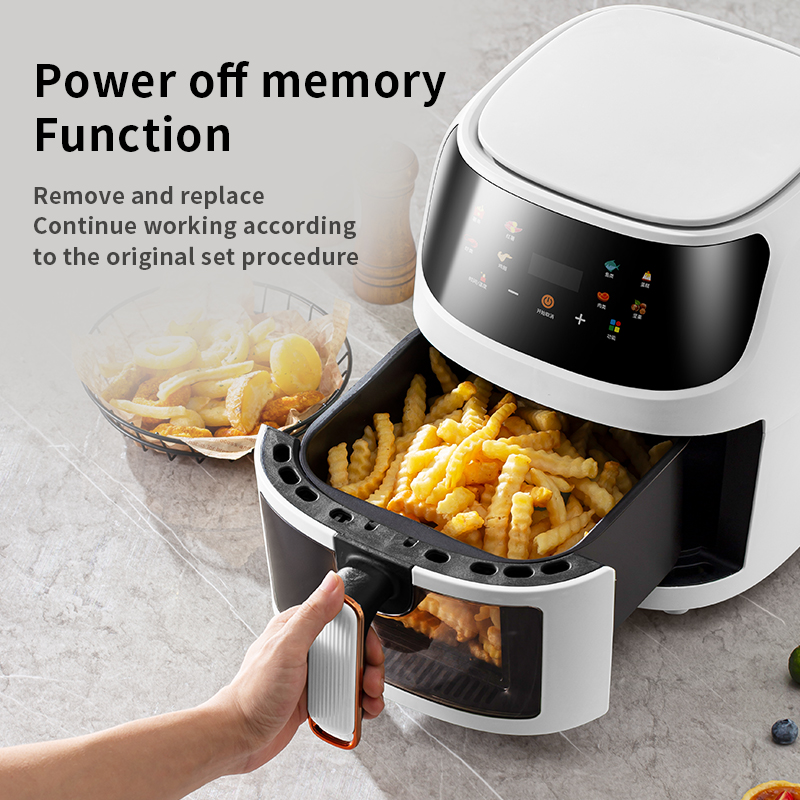 1350W 디지털 에어프라이어, 투명창 및 래피드 에어 - Air Fryer 5L Digital 리뷰 및 가격