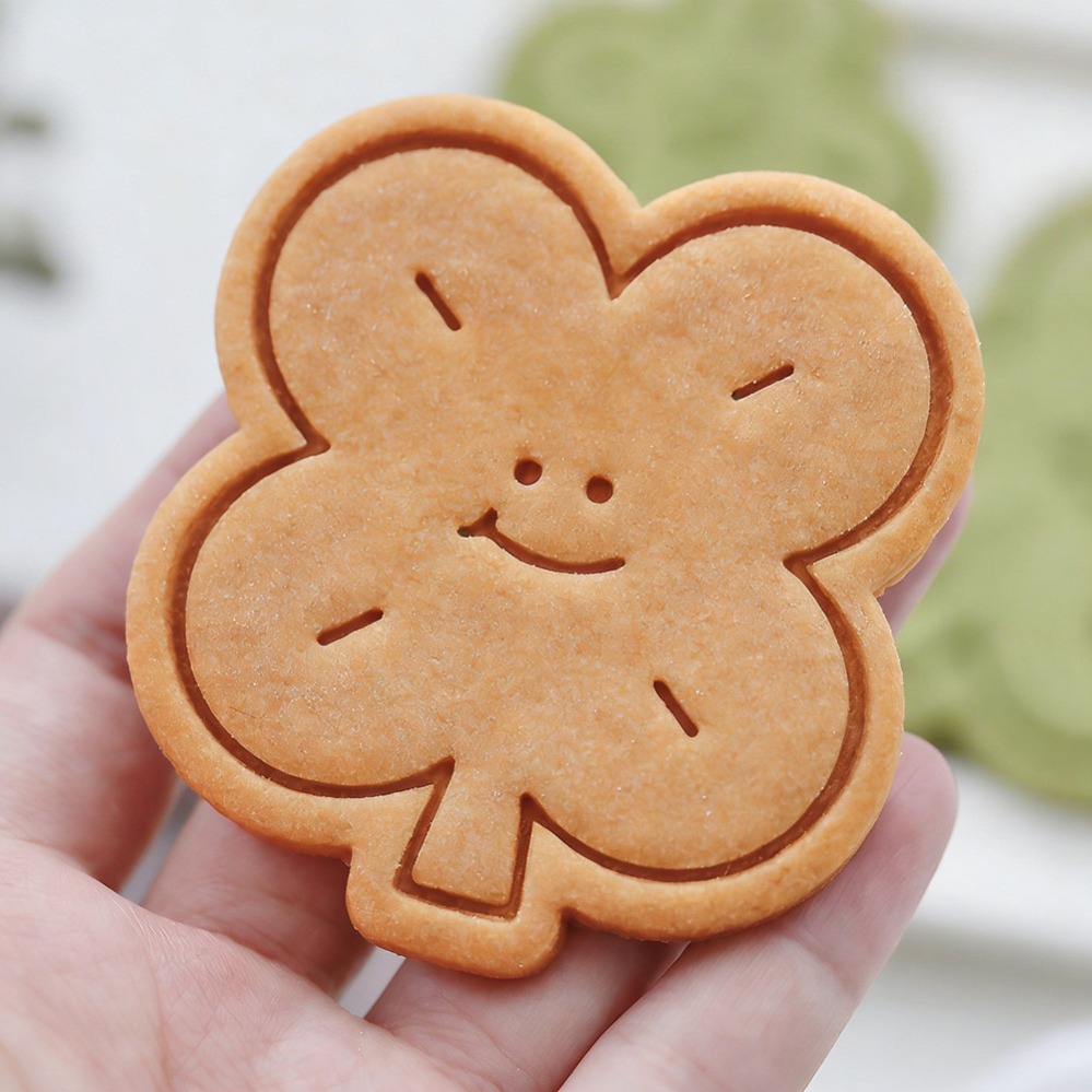 행운의 네잎 클로버 쿠키 커터 비스킷 몰드 스탬프 주방 - Kitchen Appliances For Baking 리뷰 및 가격