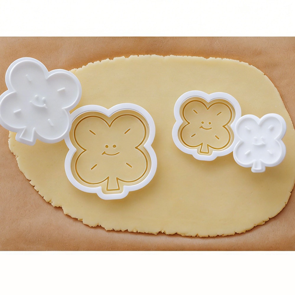 행운의 네잎 클로버 쿠키 커터 비스킷 몰드 스탬프 주방 - Kitchen Appliances For Baking 리뷰 및 가격