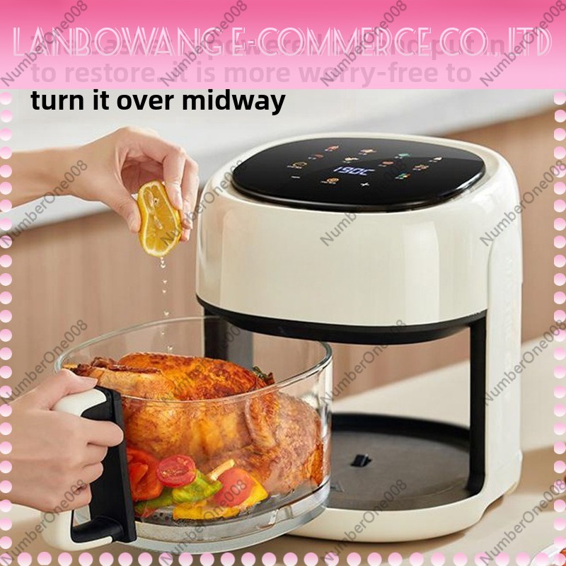 대용량 유리 투명 에어프라이어 5L 1500W 디지털  - Air Fryer 5L Digital 리뷰 및 가격