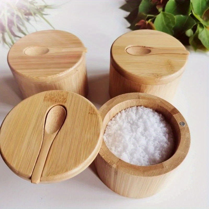 대나무 소금 후추 양념통 세트 나무 조미료통 다용도 주 - Kitchen Appliances Organizer 리뷰 및 가격