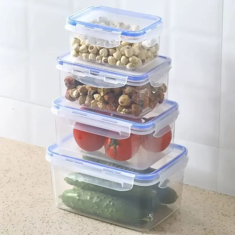주방 냉장고 밀폐형 직사각형 냉장고 보관함 뚜껑 포함  - Kitchen Appliances Organizer 리뷰 및 가격