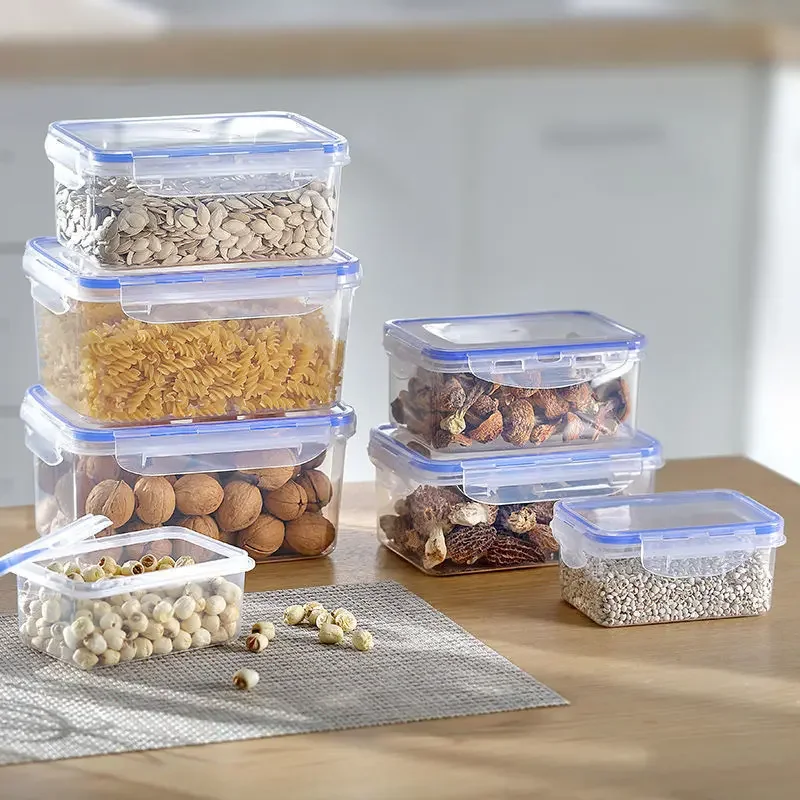 주방 냉장고 밀폐형 직사각형 냉장고 보관함 뚜껑 포함  - Kitchen Appliances Organizer 리뷰 및 가격