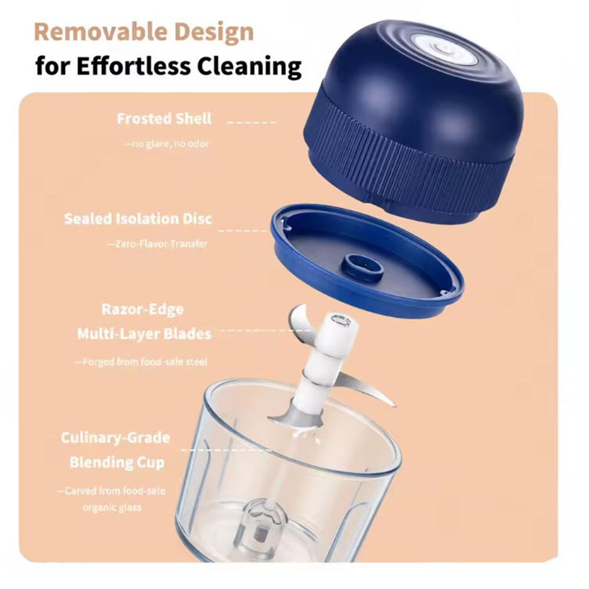 1PC 전기 마늘 다지기 미니 푸드 프로세서 USB 충 - Kitchen Appliances B&Q 리뷰 및 가격