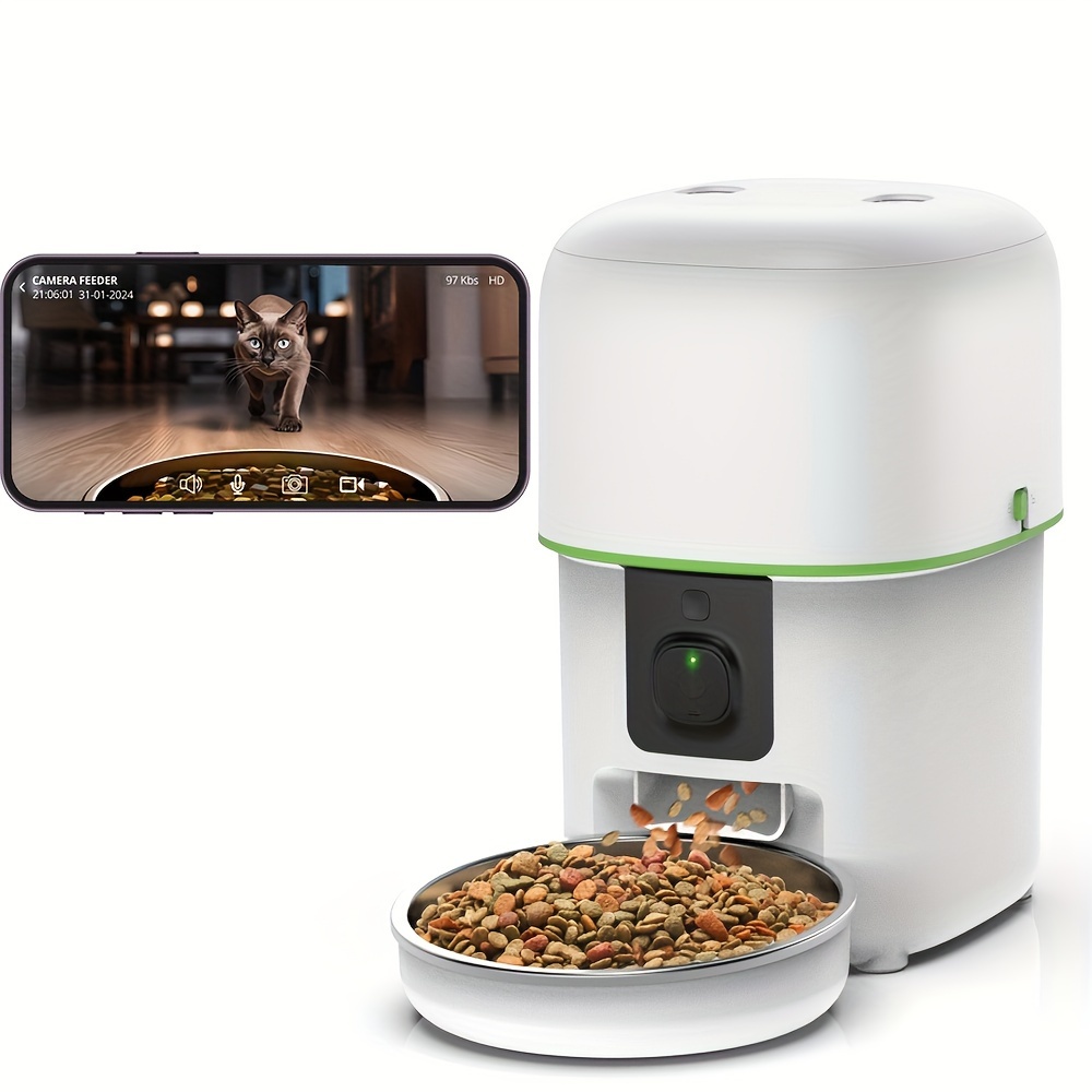 2L 5G 카메라 애완동물 급식기 자동 고양이 스마트  - Kitchen Appliances Video 리뷰 및 가격