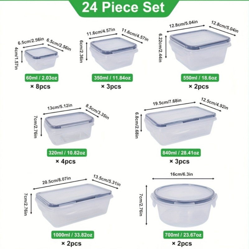48개 BPA 프리 식품 보관 세트 – 주방, 식료품  - Kitchen Appliances Organizer 리뷰 및 가격