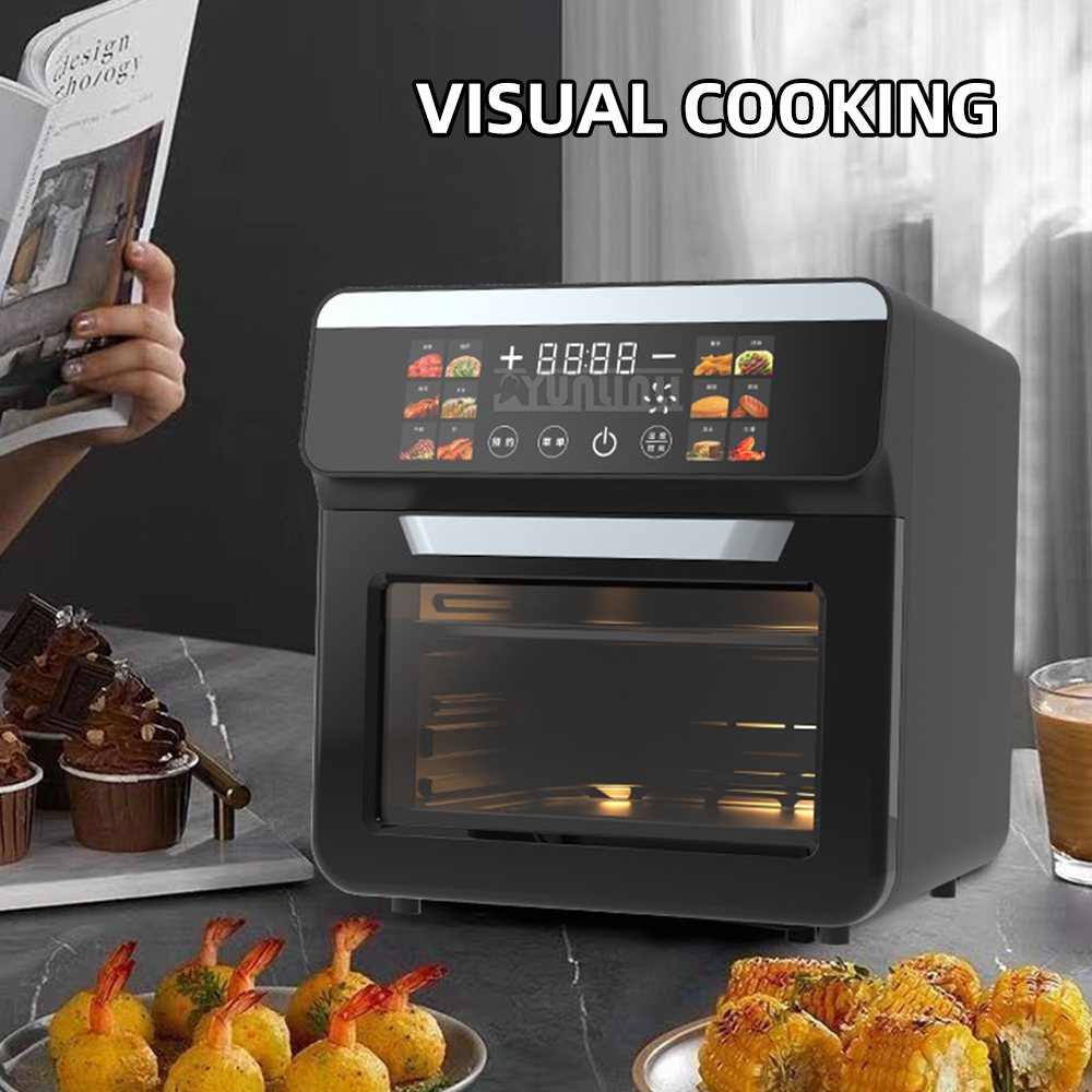 터치스크린 전기 에어프라이어 (투명창 포함) 지능형 프 - Kitchen Appliances B&Q 리뷰 및 가격